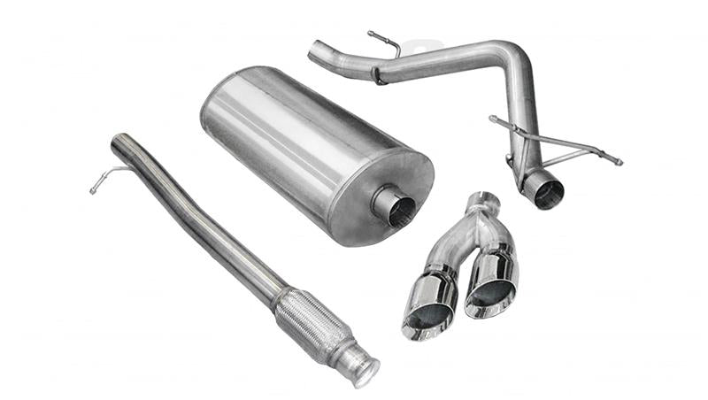 Corsa 2010-2013 Chevrolet Silverado Crew Cab/Short Bed 1500 4.8L V8 Polished Sport Cat-Back Exhaust - 14925