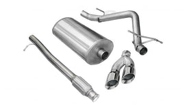 Corsa 2010-2013 Chevrolet Silverado Crew Cab/Short Bed 1500 4.8L V8 Polished Sport Cat-Back Exhaust - 14925