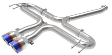 Load image into Gallery viewer, aFe Takeda 2-1/2in 304 SS Axle-Back Exhaust w/Blue Flame Tips 17-20 Honda Civic Sport L4-1.5L (t) - 49-36625-L