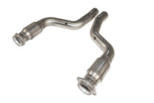 Load image into Gallery viewer, Kooks 08-15 Dodge Charger/Challenger SRT8 3in x OEM SS GREEN Catted Connection Pipes - 31013400