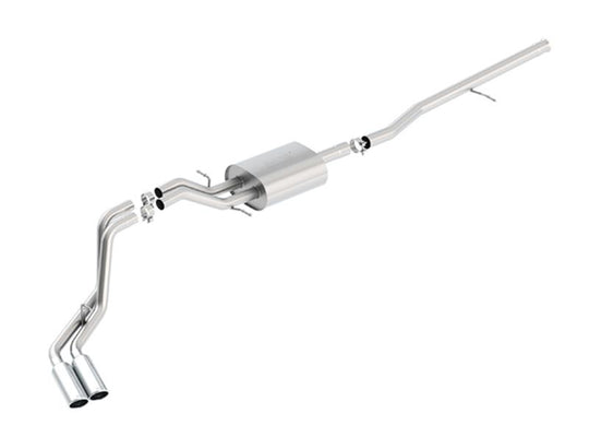 Borla S-Type Cat-Back 14 Sierra 1500 Ext. Cab Stnd Bed/CC Short Bed 143.5in WB Side Exit Exhaust - 140550