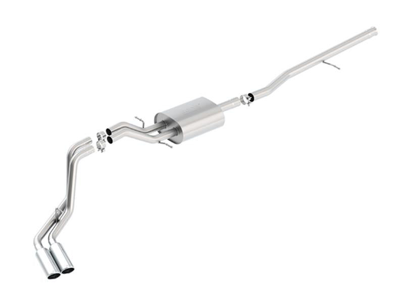 Borla S-Type Cat-Back 14 Sierra 1500 Ext. Cab Stnd Bed/CC Short Bed 143.5in WB Side Exit Exhaust - 140550