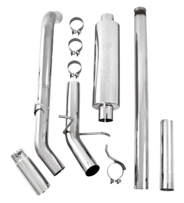 MBRP 14 Chevy/GMC 1500 Silverado/Sierra 4.3L V6/5.3L V8 Single Side Exit T409 3in Cat Back Exhaust - S5080409