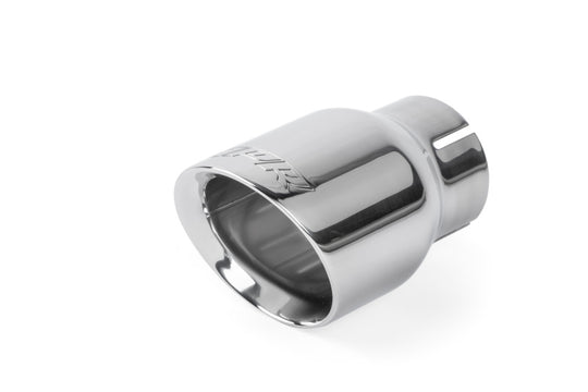 APR Double-Walled 3.5in Slash-Cut Tips - Polished Silver - Set of 2 - TPK0006