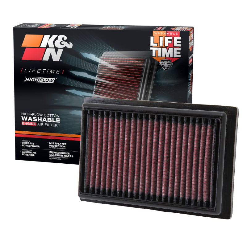 K&N Replacement Air Filter 12-13 Toyota Prius C 1.5L L4 F/I - 33-2485