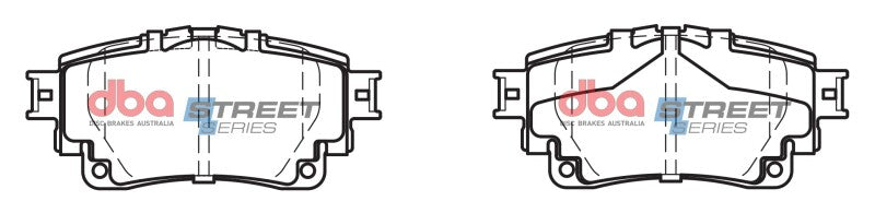 DBA 20-22 Toyota Corolla Hatchback Rear Street Series Brake Pads - DB15044SS