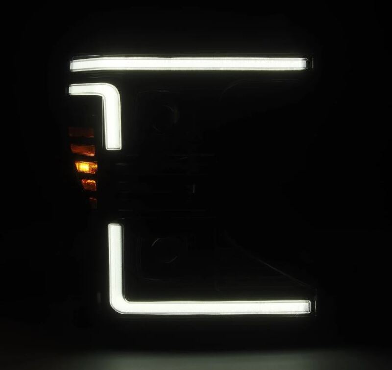 AlphaRex 20-22 Ford F150 Pro-Series Projector Headlights Alph. Black w/ Act.Light / Seq. Sig. / DRL - 880345