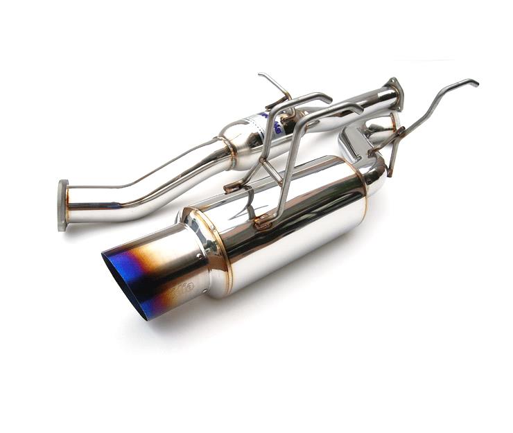 Invidia 06-08 Honda Fit 50mm (101mm tip) Cat-back Exhaust - HS06HF1GTP