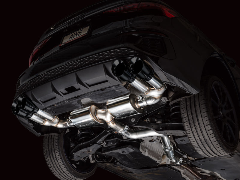 AWE Tuning 22-24 Audi 8Y S3 Touring Edition Exhaust - Diamond Black Tips - 3015-43897