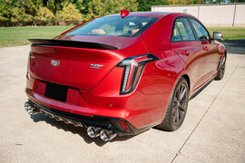 Corsa 22-25 Cadillac CT4 V Blackwing 3in Dual Mode Active Cat-Back 4.5in CF Polished Dual Rear Tip - 21317CF