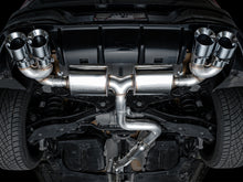 Load image into Gallery viewer, AWE Tuning MK8 Volkswagen Golf R 3in Touring Edition Quad Exhaust - Chrome Silver Tips - 3015-42658