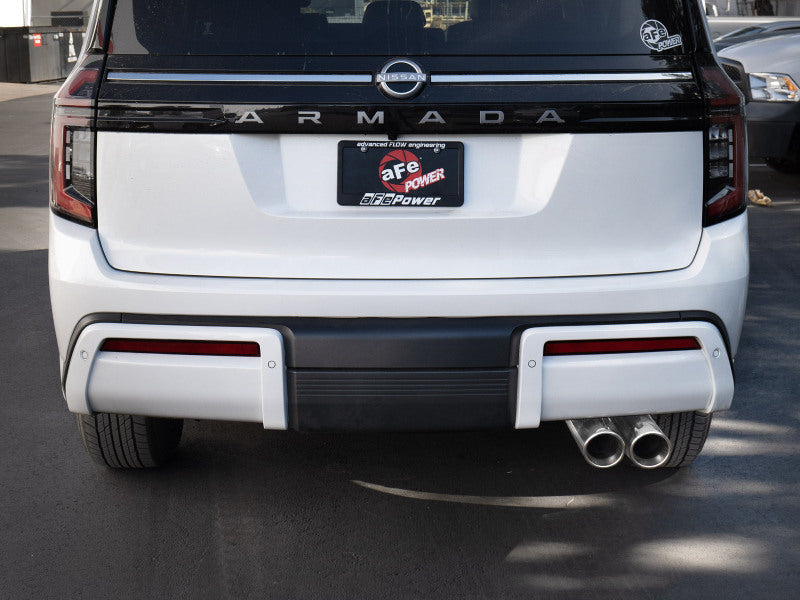 aFe Vulcan Series 3in Stnless Steel Cat-Back Exhaust w/Polished Tip Nissan Armada 25-26 V6-3.5L(tt) - 49-36143-P