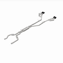 Load image into Gallery viewer, MagnaFlow 20-21 Ford Explorer 3.0L V6 Dual Exit Quad Black Chrome Tip Street Series Cat-Back Exhaust - 19515