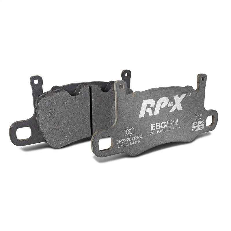 EBC Racing 13-15 Porsche 911 (991) GT3 3.8L (Cast Iron Rotor Only) RP-X Rear Brake Pads - DP82207RPX