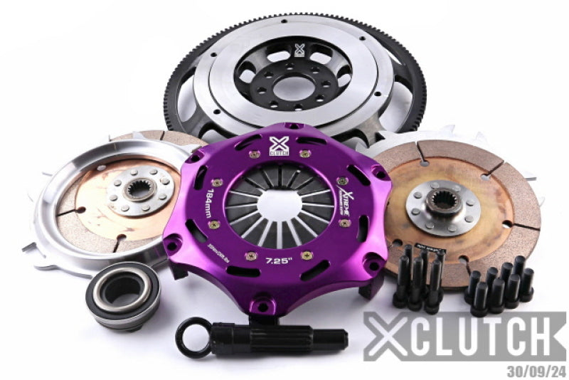 XClutch 03-05 Dodge Neon SRT-4 2.4L Turbo 7.25in Twin Solid Ceramic Clutch Kit - XKDG18510-2E
