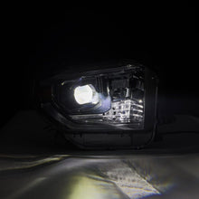Load image into Gallery viewer, AlphaRex 14-21 Toyota Tundra LUXX-Series LED Proj Headlights Alpha-Blk w/Actv Light &amp; Seq. Sig + DRL - 880836