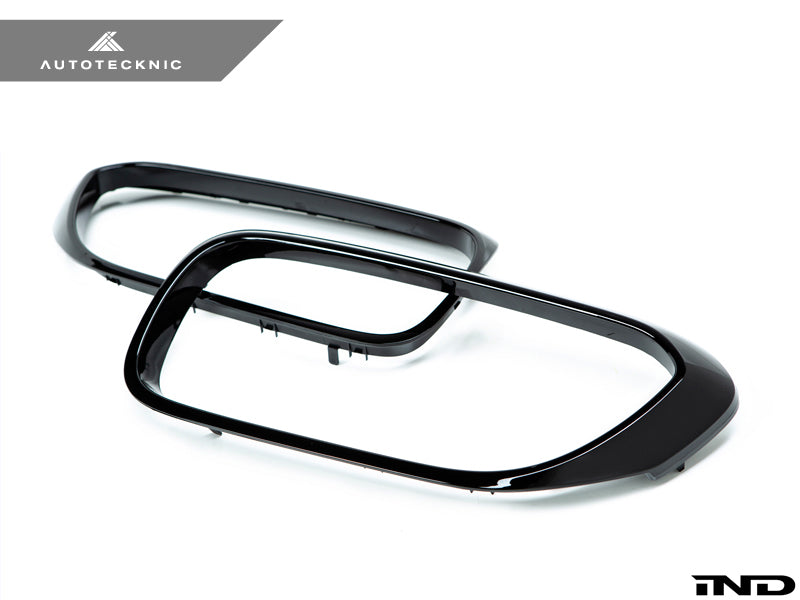 AutoTecknic Glazing Black Front Grille Surround Set - BMW F90 M5