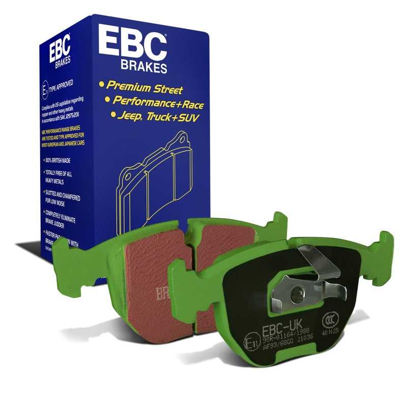 EBC 01-03 BMW 530i 3.0 (E39) Greenstuff Front Brake Pads - DP21036