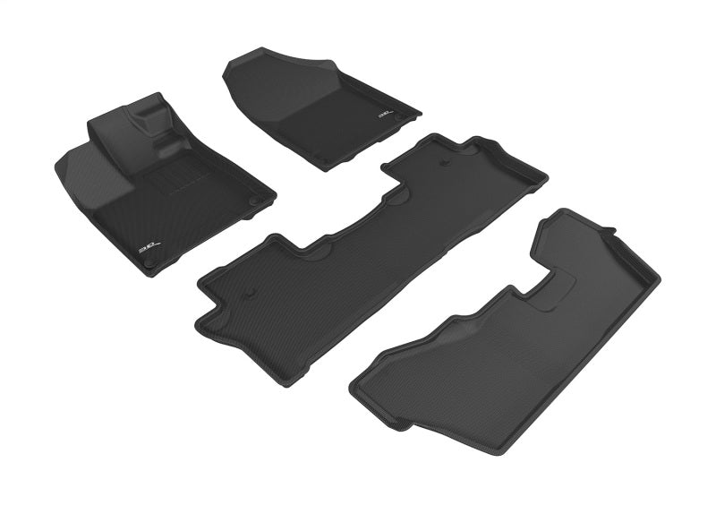 3D MAXpider 16-22 Honda Pilot Kagu Black Full Set - L1HD07301509