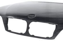 Load image into Gallery viewer, Seibon 02-05 BMW 3 Series 4dr E46 (Manuf Date 7/02-7/06 Models Only) OEM-Style Carbon Fiber Hood - HD0205BMWE464D-OE