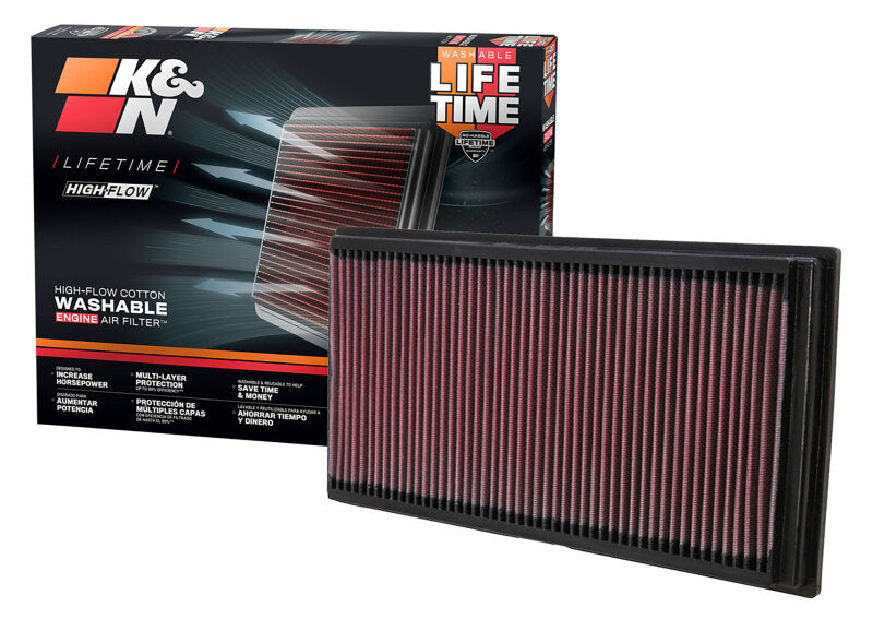 K&N 96-07 Audi / 99-05 Seat / 96-04 Skoda / 97-09 VW Drop In Air Filter - 33-2128