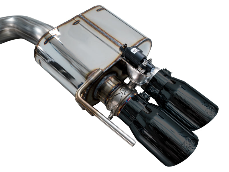 AWE Tuning 18-23 S550 Mustang GT SwitchPath Exhaust - Diamond Black Tips - 3025-43550
