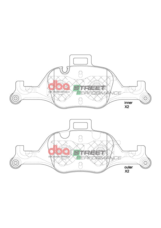DBA 20-22 BMW 330i (G20/G22/G23/G30) SP Performance Front Brake Pads - DB15219SP