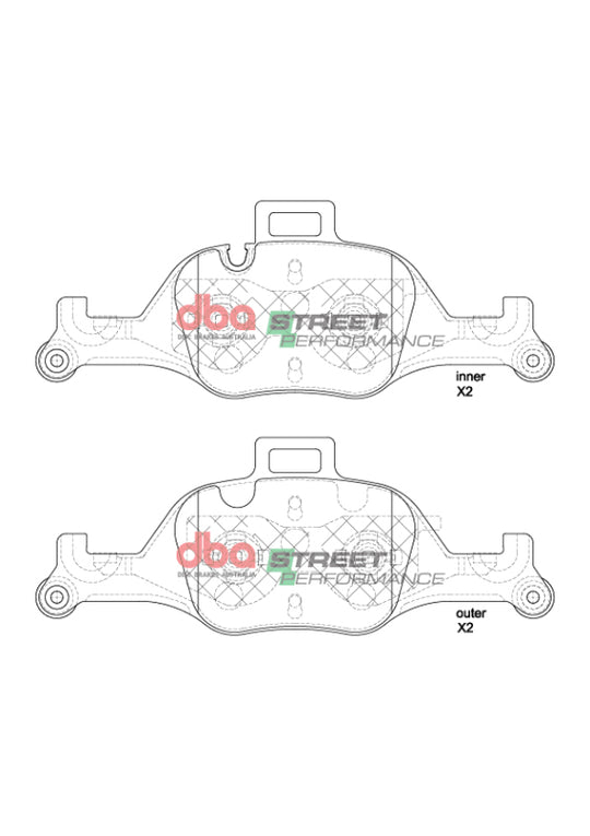 DBA 20-22 BMW 330i (G20/G22/G23/G30) SP Performance Front Brake Pads - DB15219SP
