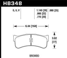 Load image into Gallery viewer, Hawk Brembo Disc DTC-70 w/ 1.140in Thickness Race Brake Pads - HB348U1.14