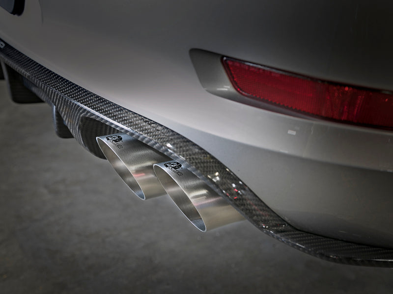 aFe MACH Force-Xp 304 SS OE Exhaust Tips Polished 12-16 Porsche 911 (C2S 991) H6 3.8L - 49C36416-P