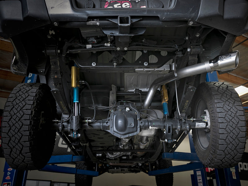 aFe MACH Force-Xp 3.0in 304 SS Cat-Back Exhaust w/ Polished Tip 17-18 GM Colorado/Canyon - 49-44097-P