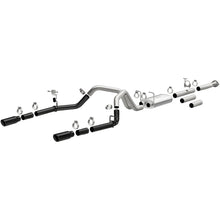 Load image into Gallery viewer, MagnaFlow 11-19 Chevrolet Silverado 2500/3500 HD V8-6.0L Dual Split Cat-Back Exhaust w/Black Tips - 19377