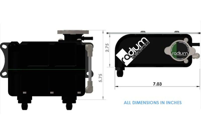Radium Engineering Coolant Expansion Tank- Universal - 20-0270-00