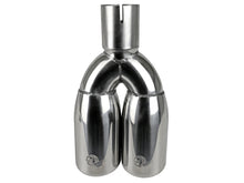 Load image into Gallery viewer, aFe MACH Force-Xp Universal Exhaust Tip 2-1/2 IN Inlet x 3-1/2 IN Outlet X 12 IN L