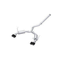 Load image into Gallery viewer, MBRP 2022+ Subaru WRX 3in Cat-Back Dual Split Rear Quad Carbon Fiber Tips Street Profile Exhaust - S48073CF