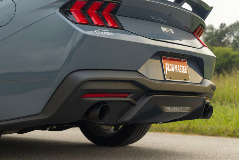 Flowmaster 24-25 Mustang 5.0L Outlaw Cat-Back Exhaust System - Black Tip (Non-Valved) - 818161