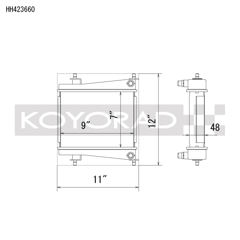 Koyo 2020 Toyota Supra 3.0L Turbo Radiator - HH423660