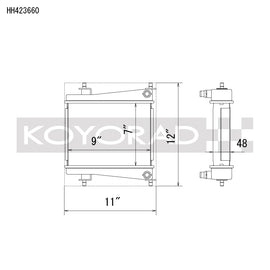 Koyo 2020 Toyota Supra 3.0L Turbo Radiator - HH423660