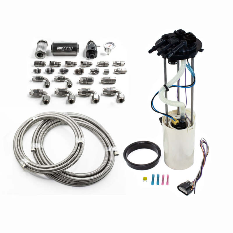 DeatschWerks 1999-2004 CM Truck DW400 Pump Module w/PTFE fuel lines - 9-401-603-7011