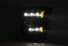 Load image into Gallery viewer, AlphaRex 17-20 Ford Raptor NOVA LED Proj Headlights Plank Style Alpha Black w/Activ Light/Seq Signal - 880163