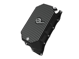 aFe 20-25 GM Diesel V8-6.6L L5P Transmission Pan w/ Machined Fins - Black - 46-71380B