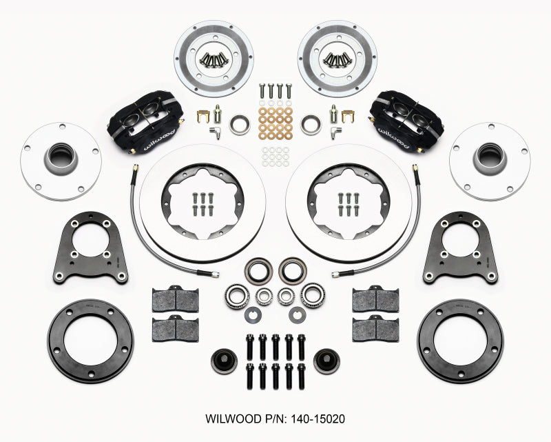 Wilwood Forged Dynalite-M Front Kit 10.75in 1950-1955 MG-TD/TF - 140-15020