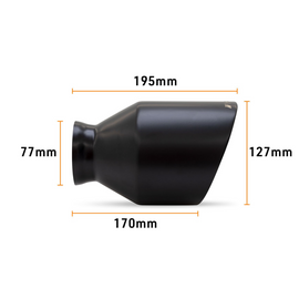 Mishimoto 15-23 Dodge Charger/Challenger Muffler Tip Pair - 5in - Black