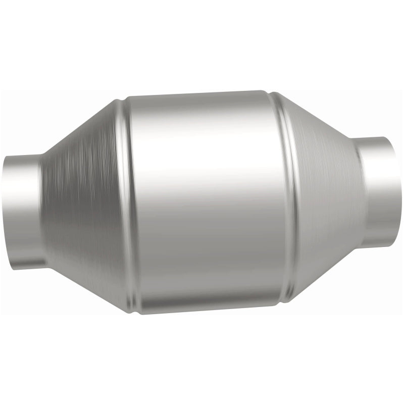 MagnaFlow Univ Cat Conv 2.5in Inlet/Outlet Center/Center Round 3in Body L x 5in W x 8.75in Overall L - 51656