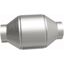 Load image into Gallery viewer, MagnaFlow Univ Cat Conv 2.5in Inlet/Outlet Center/Center Round 3in Body L x 5in W x 8.75in Overall L - 51656
