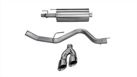 Corsa 15-20 Ford F-150 3.5L Eco (Super Crew Cab) Polished Sport Single Side Dual 4in Tips CB Exh - 14836