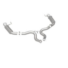 Load image into Gallery viewer, MagnaFlow Axle Back, SS, 3in, Competition, Dual Split Polished 4.5in Tip 2015 Ford Mustang GT V8 5.0 - 19103