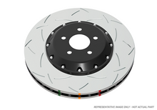Load image into Gallery viewer, DBA 05-10 Ford Mustang GT V8 Shelby Edition Front Slotted 5000 Series 2 Piece Rotor w/ Black Hat - DBA52124BLKS