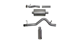 Corsa 2017-2022 Chevy Colorado 3.6L Crew Cab Sport Cat-Back System Single Rear Exit Polished Tips - 24745