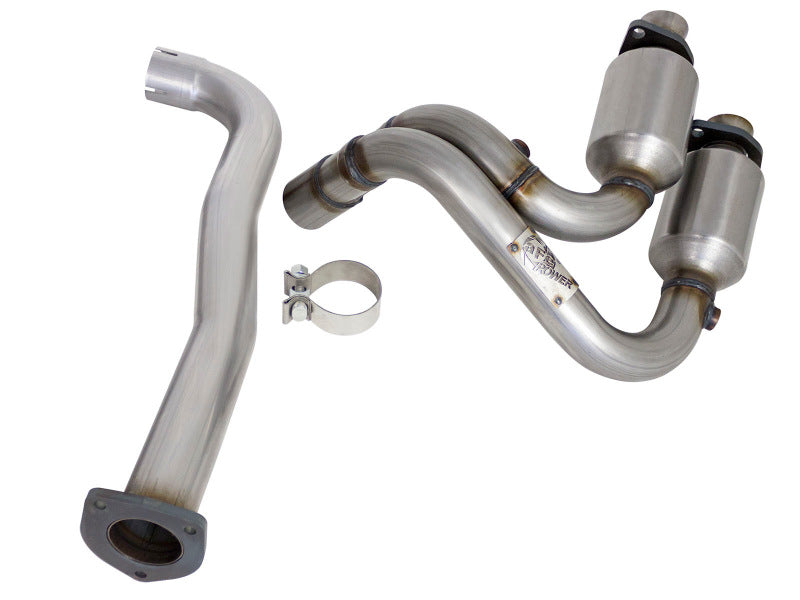 aFe Power Direct Fit Catalytic Converter Replacements Front 00-03 Jeep Wrangler (TJ) I6-4.0L - 47-48001